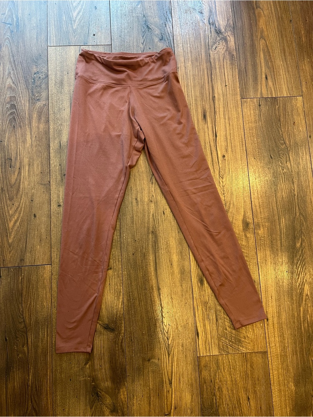 Express Women’s Rust-Colored High-Waist Leggings Size XS